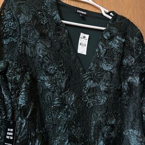 NWT Express Emerald Green Bodysuit